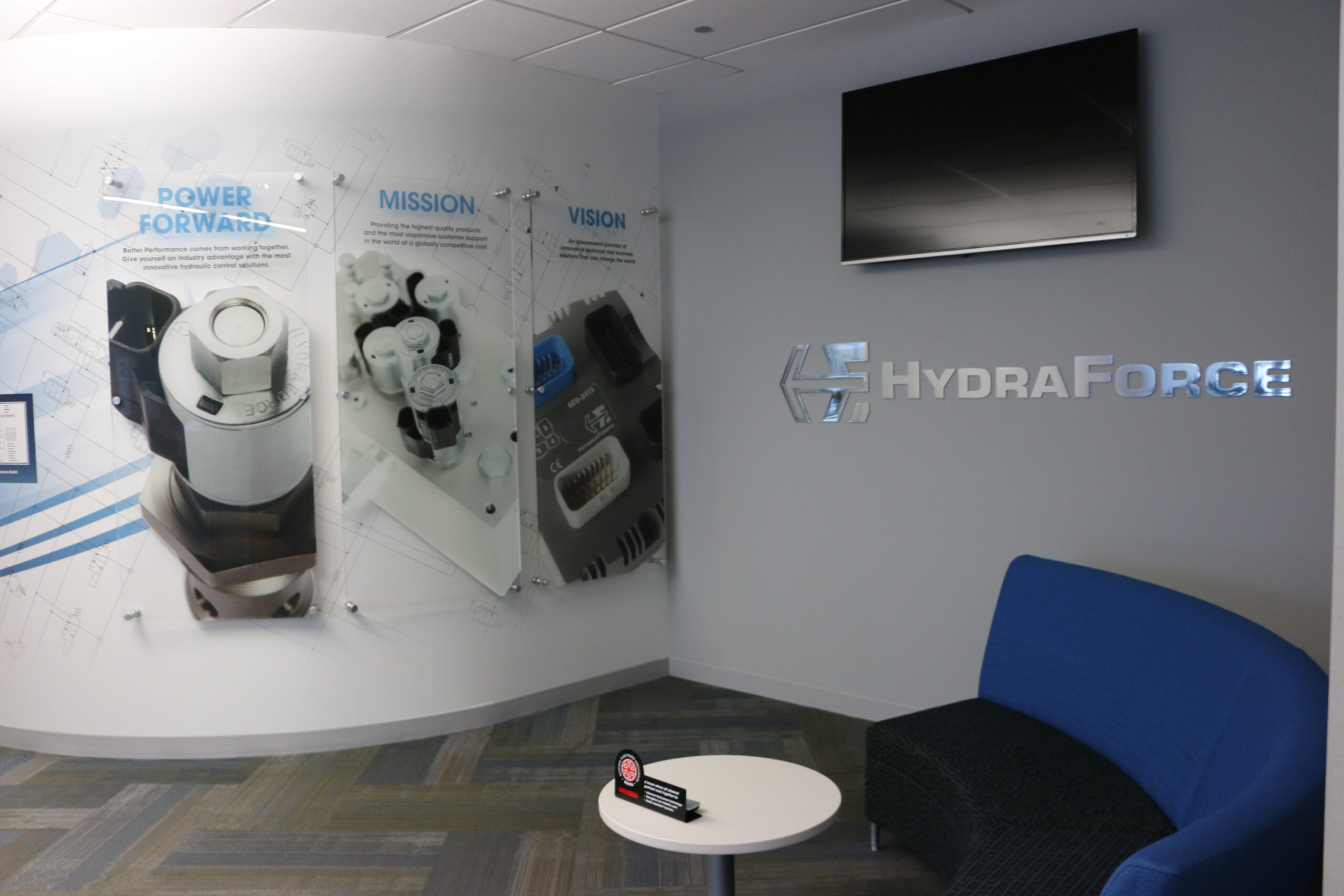 Interior office view of HydraForce.