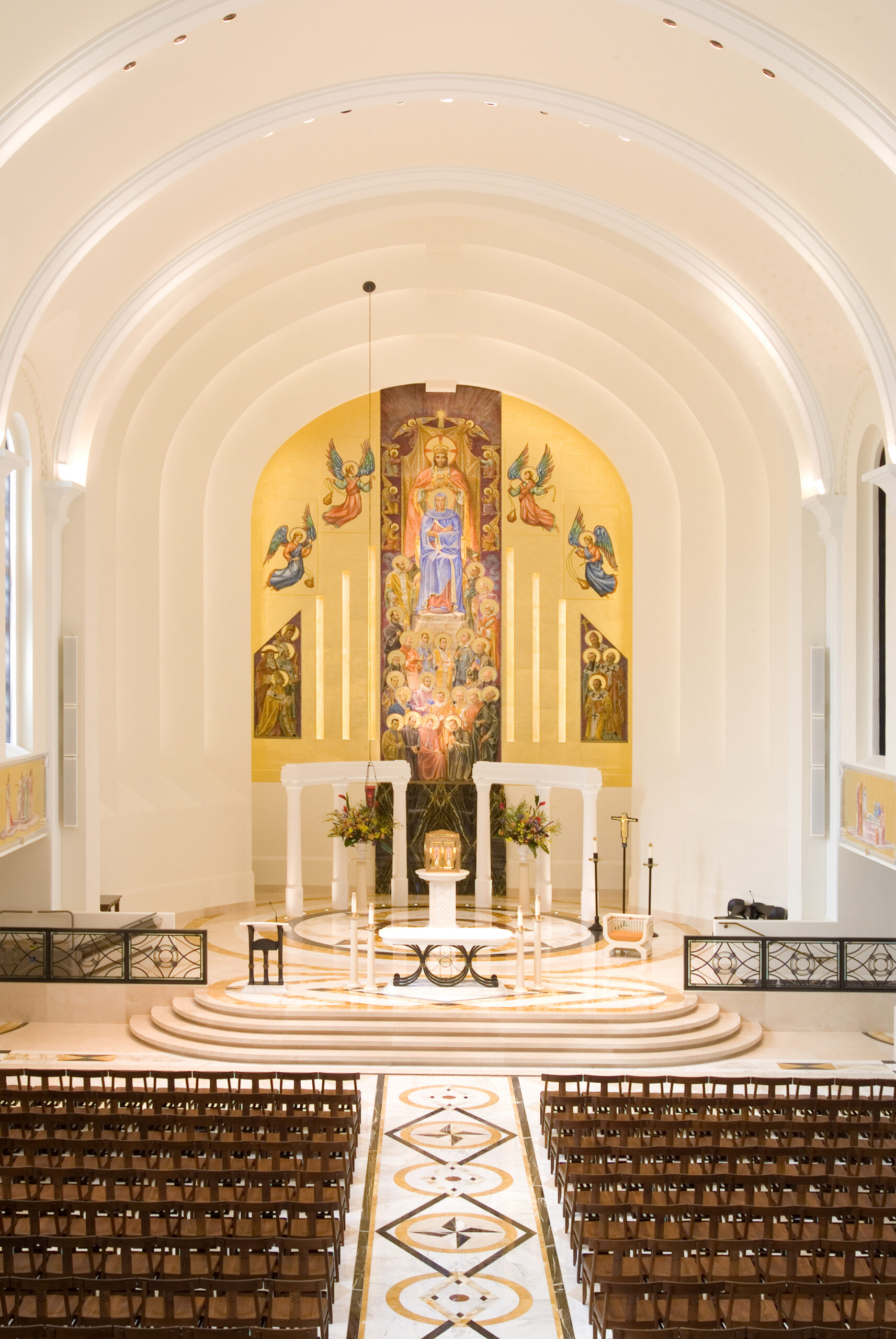 Chapel interior, Loyola University.